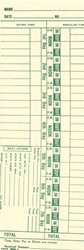 1900L-2 Time Card, Bi-Weekly