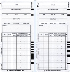 ARX-101300 Time Cards for MRX-35