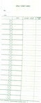 ATT-312 Time Card: Daily Cost Card