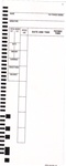 PTR-44100-10 Time Card