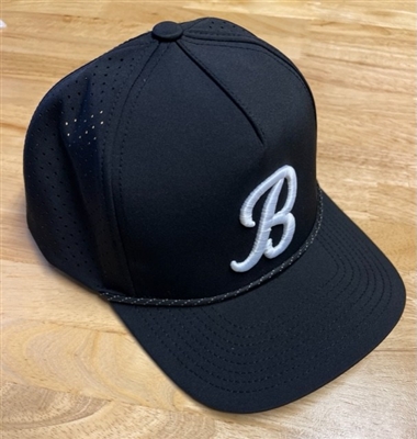 Bombers Fastpitch Black Perforated Hat