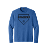 Bombers Fastpitch Blue Long Sleeve Homeplate Tri-Blend