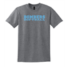 Bombers Fastpitch Heather Grey Bombers Softball