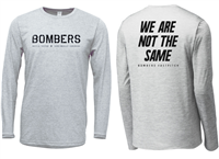 Bombers Fastpitch Platinum LS Distressed Bombers Tee