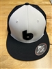 Bombers Fastpitch Black/White Fitted Retro b