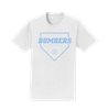 Bombers Fastpitch White / Blue Homeplate