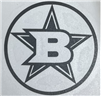 Bomber B-Star Helmet Decal Black