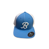 BFP FITTED CAROLINA BLUE/WHITE CAP B SCRIPT