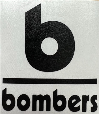 Bombers Retro b - Stacked Small Auto Decal