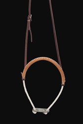 Relentless Single Rope Leather Covered Nose Band