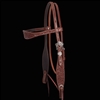 Relentless Tooled Floral Browband Headstall