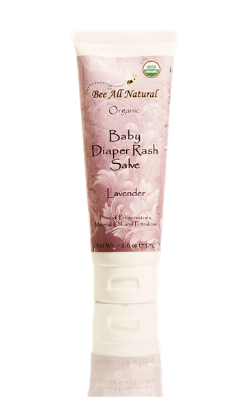 Organic Baby Diaper Rash Salve (lavender)