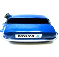 Vespa Bravo Moped Gas Tank-Blue