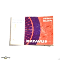 Used Batavus Regency Moped Owners Manual