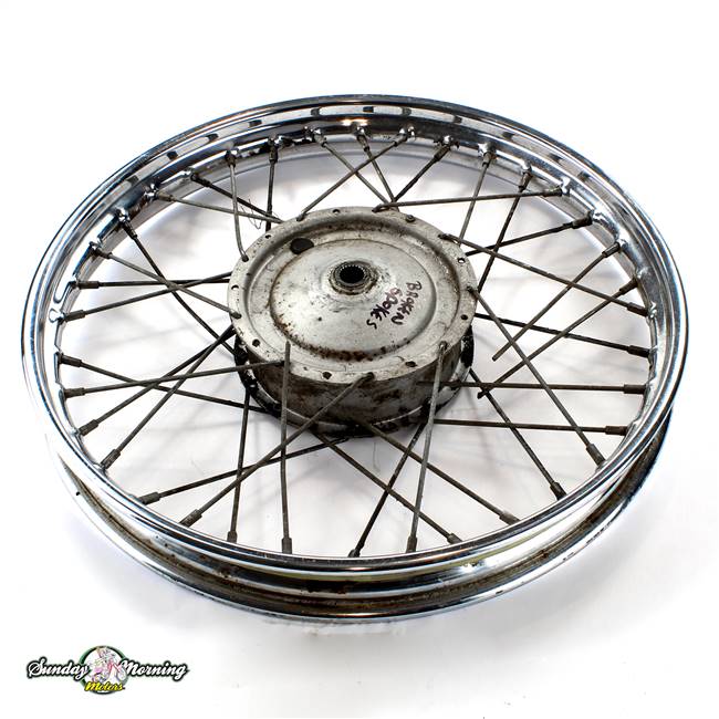 Vespa Grande and Bravo Rear Spoked Wheel