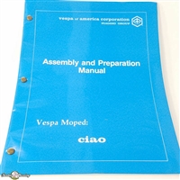 Vespa Ciao Moped Original Dealer Prep Manual
