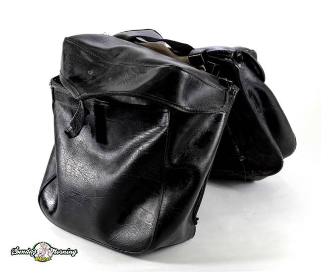 Vintage Moped Saddle Bag  Set