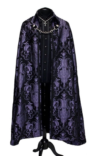 CLOAK OF DARKNESS PURPLE AND BLACK TAPESTRY