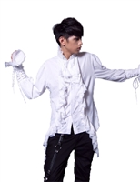 GOTHIC PIRATE SHIRT WHITE