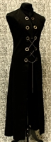 HELLRAISER ROBE W/ CHAIN BLACK DENIM