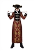PIRATE EMBROIDERED LONG BROCADE COAT