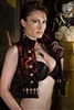 TOREADOR VEST RED/BLACK TAPESTRY GOTHIC PIRATE STEAMPUNK