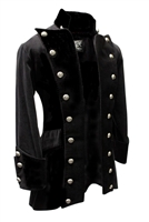 VERSAILLES COAT DENIM BLACK Pirate Coat. An ornate aristocratâ€™s coat.