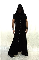 WRAITH ROBE HEAVY BLACK COTTON