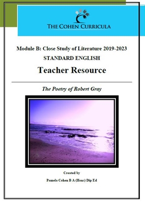 The Cohen Curricula HSC Teacher Resource: Module B: The Poetry of Robert Gray