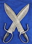 Wing Chun Butterfly Swords: Randall SASQUATCH-Style - Collector Grade Damascus