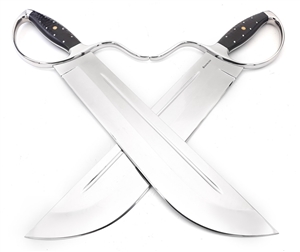 Wing Chun Butterfly Swords - Flagship Line v4 Lightweight- Hybrid 13 inch D2 - Hollow Grind - Sharp
