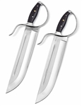 Wing Chun Butterfly Swords - Flagship Line v4 Lightweight- Stabber 12 inch D2 - Hollow Grind - Sharp