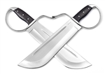 Wing Chun Butterfly Swords - Ip Man Line v4 Lightweight- Chopper 13 inch D2 - Hollow Grind - Sharp