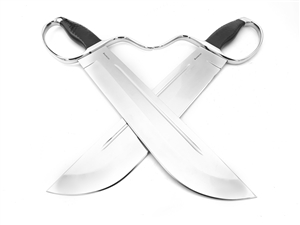 Wing Chun Butterfly Swords - Premium Line v4 Lightweight- Hybrid 13 inch D2 - Hollow Grind - Sharp
