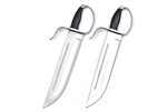 Wing Chun Butterfly Swords - Premium Line v4 Lightweight- Stabber 12 inch D2 - Hollow Grind - Sharp