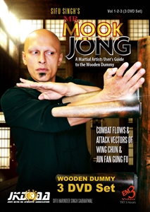Sifu Harinder Singh Sabharwal - Mr. Mook Jong - Wooden Dummy 1-3 - (3 DVD set) &#8203;A Martial Artists User's Guide to the Wooden Dummy Combat Flows and Attack Vectors of Wing Chun and Jun Fan Gung Fu