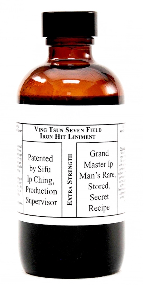 Limited Edition - Ip Ching's Ving Tsun Seven Field Iron Hit Liniment Jow  (3x Strength) - 4oz Bottle