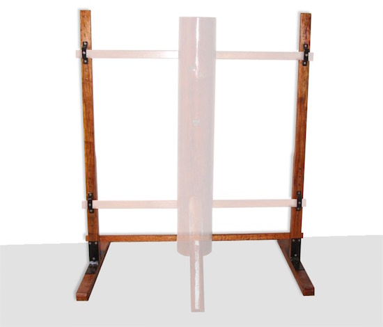 Buick Yip - Wooden Dummy Floor Stand TEAK