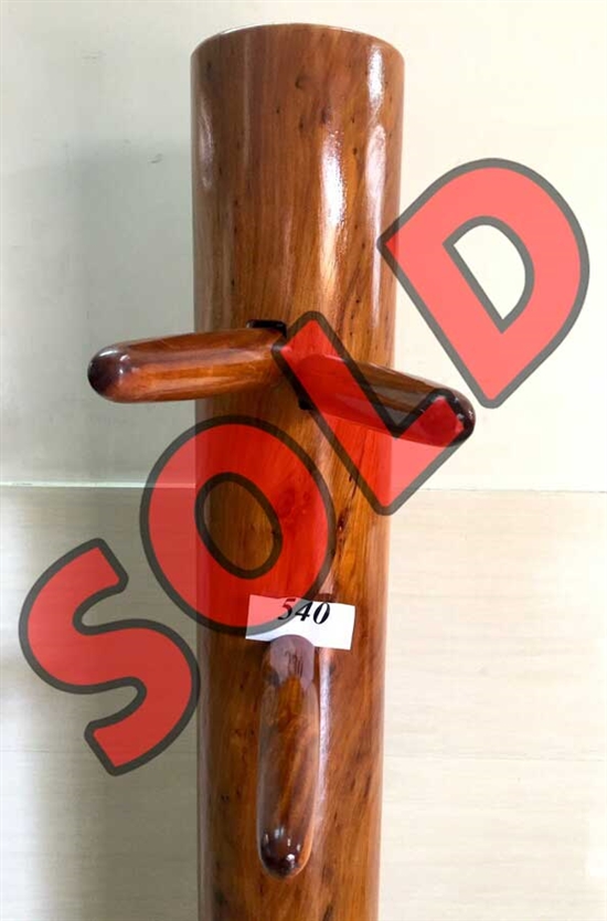 Buick Yip - Temple Pillar Wood Wing Chun Wooden Dummy -  Mook Yan Jong 540