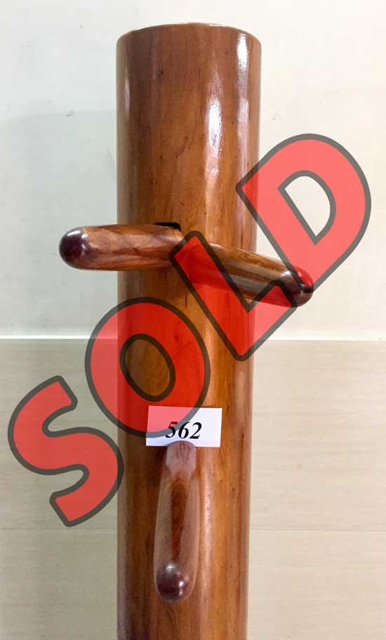 Buick Yip - Temple Pillar Wood Wing Chun Wooden Dummy -  Mook Yan Jong 562