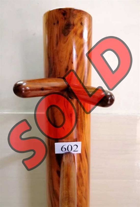 Buick Yip - Mahogany Wood Wing Chun Wooden Dummy -  Mook Yan Jong 602