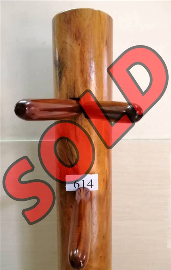 Buick Yip - Temple Pillar Wood Wing Chun Wooden Dummy -  Mook Yan Jong 614