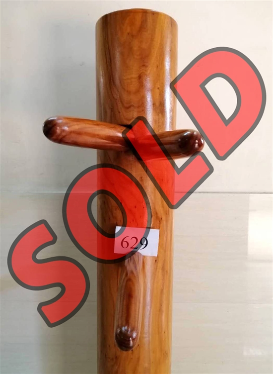 Buick Yip - Temple Pillar Wood Wing Chun Wooden Dummy -  Mook Yan Jong 629