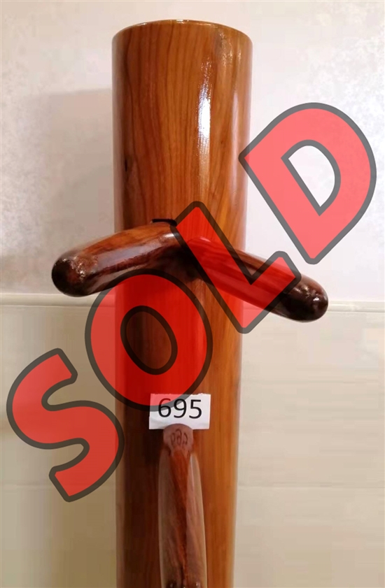 Buick Yip - Temple Pillar Wood Wing Chun Wooden Dummy -  Mook Yan Jong 695