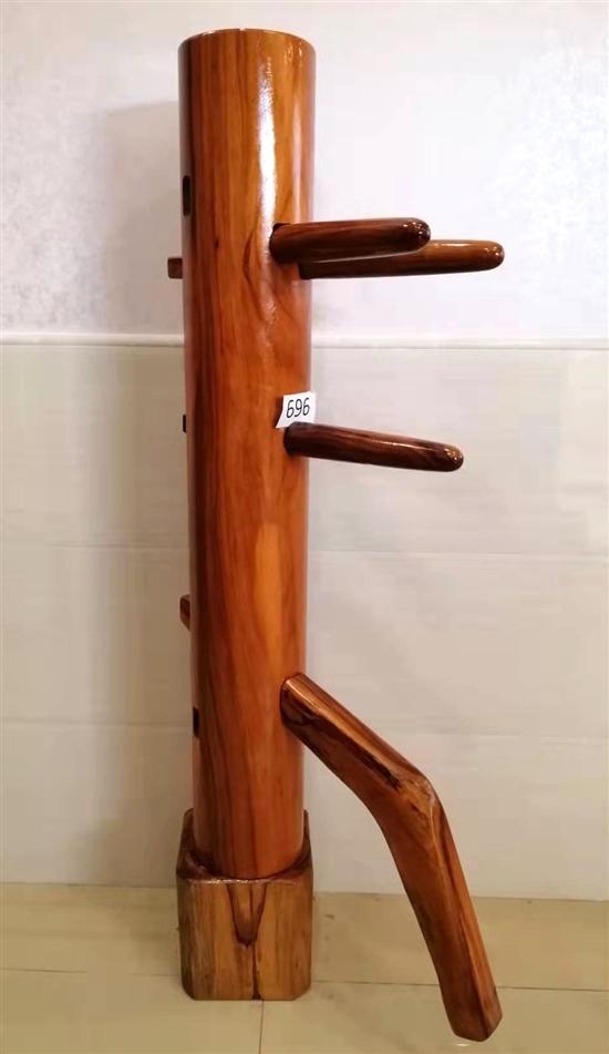Buick Yip - Temple Pillar Wood Wing Chun Wooden Dummy -  Mook Yan Jong 696