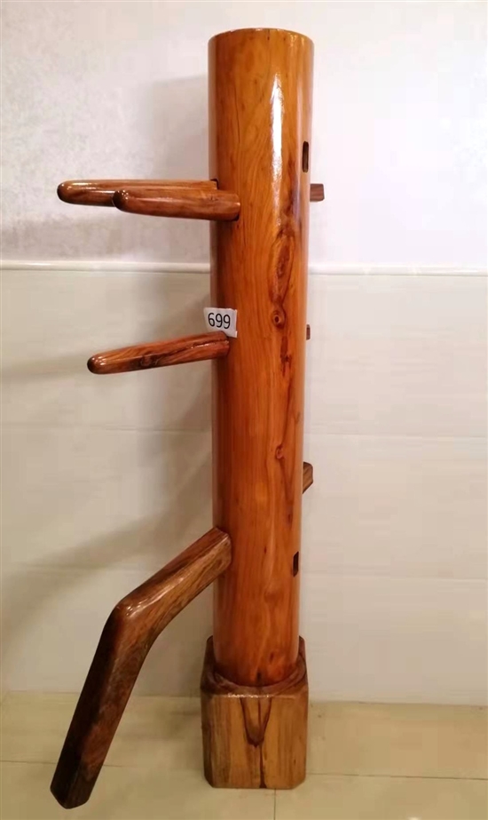 Buick Yip - Temple Pillar Wood Wing Chun Wooden Dummy -  Mook Yan Jong 699