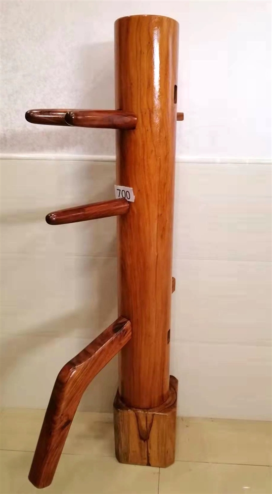 Buick Yip - Temple Pillar Wood Wing Chun Wooden Dummy -  Mook Yan Jong 700