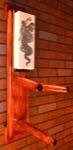 Dragonblast - Wing Chun Flat Board Wooden Dummy with Target
