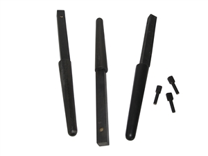 Wooden Dummy Arms (Set of 3) - Black (Ready to Ship)