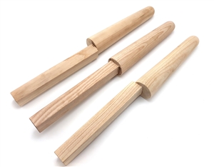 Wooden Dummy Arms (Set of 3) - ASH (Dual Level/Traditional Setting) (Ready to Ship)